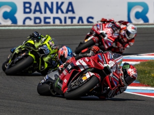 Hlavní obrázek k článku: Vítězem Sprintu v Brně se stal Bagnaia