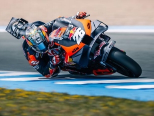 Testovací tým KTM MotoGP testuje v Jerezu