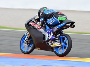 Test Moto3 ve Valencii: 1. den nejrychlejším Bastianini, 13. Kornfeil