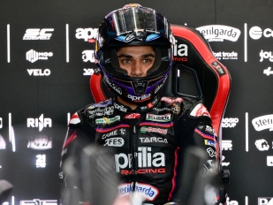 Hlavní obrázek k článku: Jezdec týmu Aprilia Jorge Martin se zúčastní testů MotoGP v Buriramu.