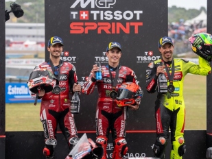 Hlavní obrázek k článku: Vítězem sprintérského horroru se stal král Marquez